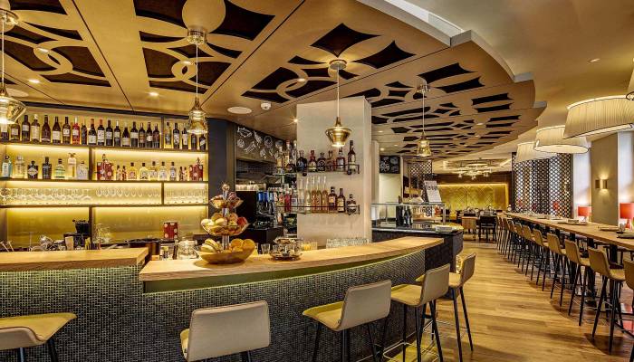 Large selection of wines and gins